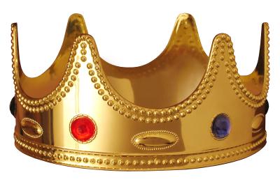 crown 1) (NOUN) korona The king's wearing a gold crown on his head. = Król  nosi na głowie złotą koronę. The crown was too heavy to wear. = Korona była  zbyt ciężka,